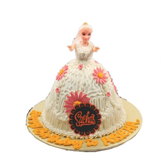 Barbie Doll Icing Fondant Special Cake