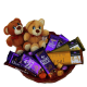 Cadbury Basket with TEDDY-LARGE