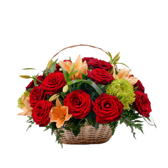 Romantic flower love arrangement small