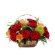 Romantic flower love arrangement small