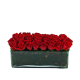 24 Flower With Wooden Base