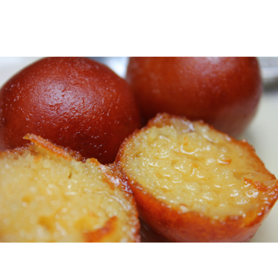 GULAB JAMAN IN CRYSTAL BOWL