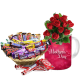 Flower Mug + Chocolate Basket